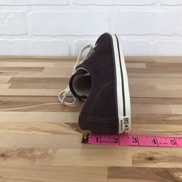 Converse suede sherpa lining All Star brown white sneakers sherpa size 8 - Picture 11 of 15